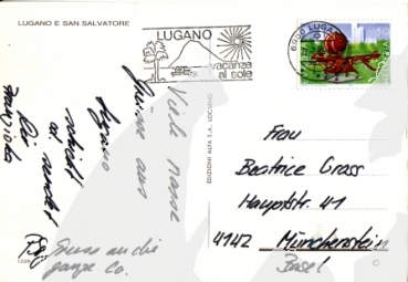 Lugano - CH 1987 95 001 ●